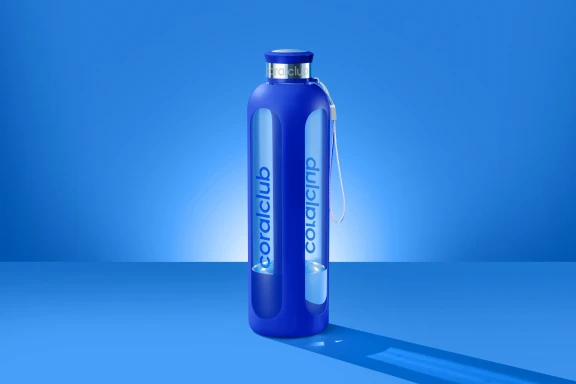 Clear Water glass bottle